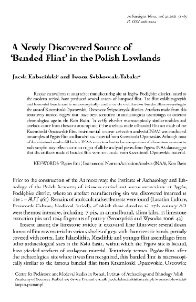 A Newly Discovered Source of ‘Banded Flint’ in the Polish Lowlands