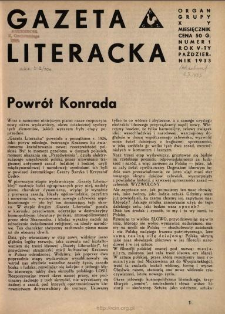 Gazeta Literacka 1933/1934