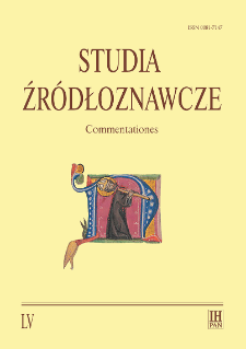 Odpowiedź na „Odpowiedź” na moją recenzję opublikowaną w t. 54 „Studiów Źródłoznawczych”