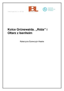 Kolce Grünewalda. „Róża” i Ołtarz z Isenheim