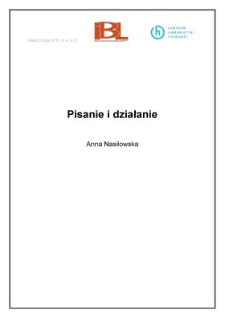 Pisanie i działanie