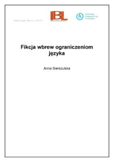 Fikcja wbrew ograniczeniom języka