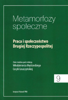 Robotnicy przemysłowi w Drugiej Rzeczypospolitej - analiza społeczno-demograficzna