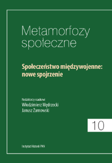 Nowe spojrzenie na społeczeństwo Polski międzywojennej