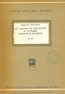 On motion of the rotor in flexible nonlinear bearings