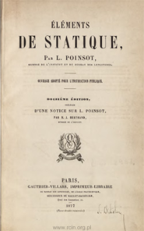 Éléments de statique