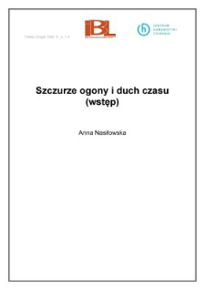 Szczurze ogony i duch czasu (wstęp)