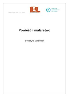 Powieść i malarstwo