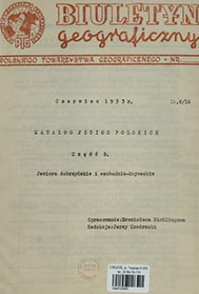 Katalog jezior polskich. Cz. 8, Jeziora dobrzyńskie i wschodnio-kujawskie