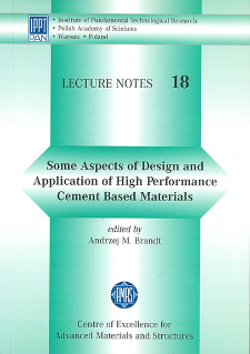 Some aspects of design and application of high performance cement based materials