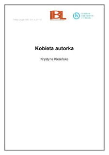 Kobieta autorka