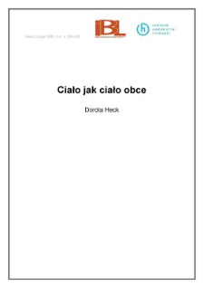 Ciało jak ciało obce