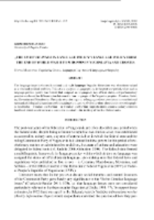 „The spirit of AVNOJ in language policy“: language policy from the end of World War II to mid-1950s in Yugoslavia and Croatia