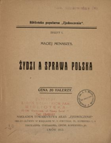 Żydzi a sprawa polska