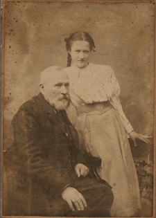 Benedykt Dybowski with his daughter