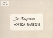 Kostka Napierski : z poematu dramatycznego