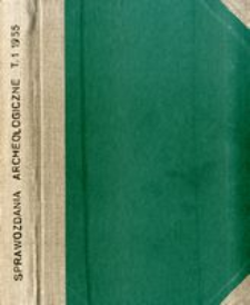 Sprawozdanie z prac wykopaliskowych przeprowadzonych w 1954 r. na Tyńcu w Kaliszu