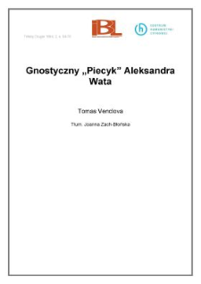 Gnostyczny "Piecyk" Aleksandra Wata