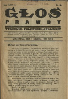 Głos Prawdy 1923 N.12