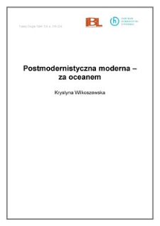 Postmodernistyczna moderna - za oceanem