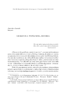 Mickiewicz, wspólnota, historia