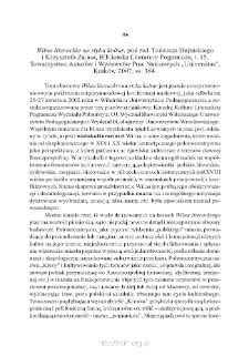 „Wilno literackie na styku kultur”, pod red. Tadeusza Bujnickiego i Krzysztofa Zajasa, Kraków 2007