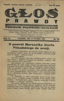 Głos Prawdy 1925 N.72