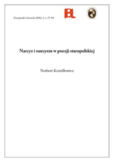 Narcyz i narcyzm w poezji staropolskiej