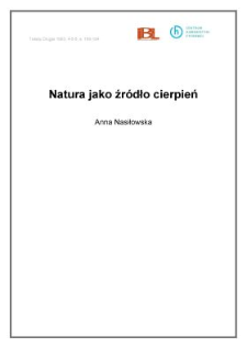 Natura jako źródło cierpień