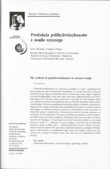The synthesis of polyhydroxyalkanoates by activated sludge
