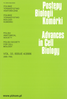 Postępy biologii komórki, Tom 33 nr 4, 2006