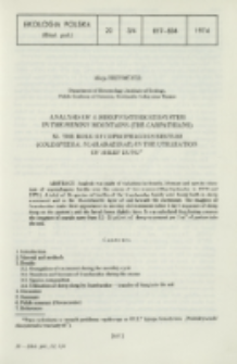 Analysis of a sheep pasture ecosystem in the Pieniny Mountains (the Carpathians). 11, The role of coprophagous beetles (Coleoptera, Scarabaeidae) in the utilization of sheep dung