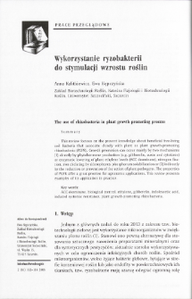 The use of rhizobacteria in plant growth promoting process