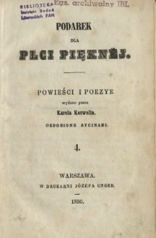 Podarek dla Płci Pięknéj 1850 T.4