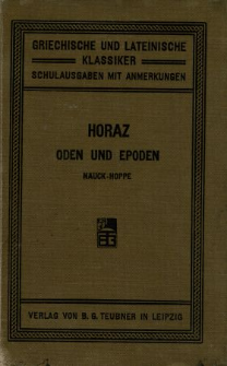 Oden und Epoden