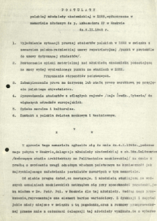 Postulaty polskiej młodzieży akademickiej w ZSRR ... 1945 rok