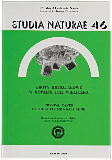 8.4. Geneza halitowych pokryw krystalicznych - hipoteza