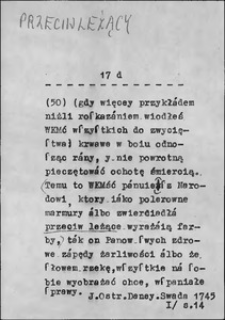 Kartoteka Słownika języka polskiego XVII i 1. połowy XVIII wieku; Przeciwleżący - Przed1