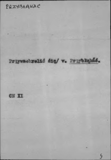 Kartoteka Słownika języka polskiego XVII i 1. połowy XVIII wieku; Przybłąkać - Przyczyna1