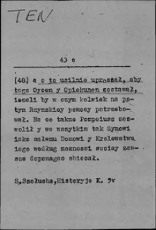 Kartoteka Słownika języka polskiego XVII i 1. połowy XVIII wieku; Ten9