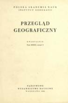 Przegląd Geograficzny = Revue Polonaise de Géographie = Polish Geographical Review