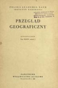 Przegląd Geograficzny T. 34 z. 1 (1962)