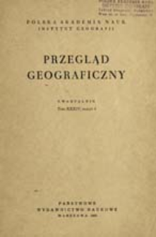 Przegląd Geograficzny T. 34 z. 3 (1962)