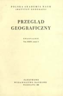 Przegląd Geograficzny T. 35 z. 3 (1963)