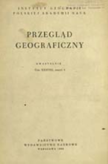 Przegląd Geograficzny T. 38 z. 4 (1966)