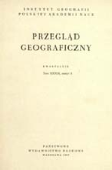 Przegląd Geograficzny T. 39 z. 3 (1967)