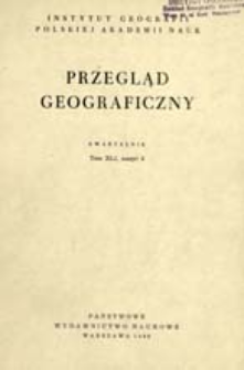 Przegląd Geograficzny T. 41 z. 3 (1969)