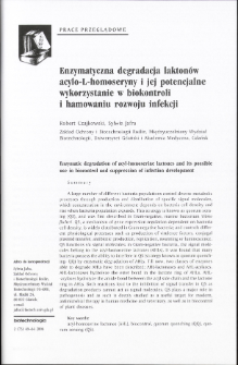 Enzymatic degradation of acyl-homoserine lactones and its possible use in biocontrol and suppression of infection development