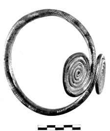 armlet with two spiral discs (Żyrardów) - metallographic analysis