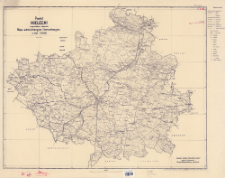 Powiat kielecki : województwo kieleckie : mapa administracyjna i komunikacyjna w skali 1:100 000